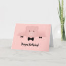 Search for pig birthday cards Pink