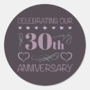 Search for 30th anniversary stickers Elegant