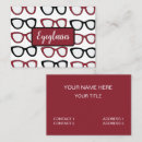Search for spec business cards Optometrist