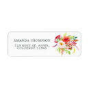 Search for retro floral return address labels Botanical