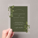 Search for olive leaf wedding invitations Modern
