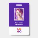 Search for business logo id badges Standard