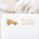Search for mail truck return address labels Watercolor