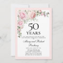 Search for 50th wedding anniversary invitations Watercolor