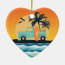 Search for surfboard christmas tree decorations Island