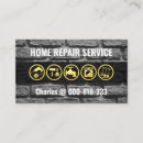 Search for brickwork business cards Handyman