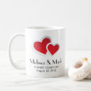 Search for red wedding mugs Whimsical