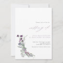 Search for wild flowers invitations Watercolor floral