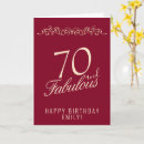 Search for elegant 70th birthday cards Gold