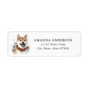 Search for shiba inu return address labels Dog