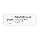 Search for your company logo return address labels Promotional