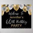 Search for 60th birthday signs Glitter