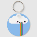Search for cartoon clouds key rings Rainbow