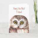 Search for funny owl cards Friend