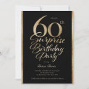 Search for surprise party invitations Gold