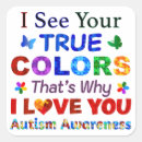 Search for diverse kids stickers Autism awareness