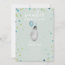 Search for winter onederland birthday invitations One year old