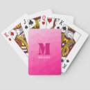 Search for pink playing cards Modern