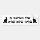 Search for black and white cat bumper stickers Pets