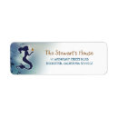 Search for sea creatures return address labels Mermaid