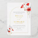 Search for red and gold wedding invitations Trendy