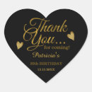 Search for trendy birthday stickers Thank you