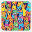 Search for happy puppy dog stickers Colourful