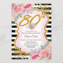 Search for gold confetti birthday invitations Flowers