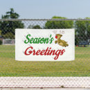 Search for christmas reindeer banners Red