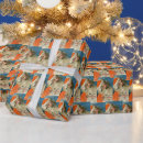 Search for father christmas wrap wrapping paper Retro