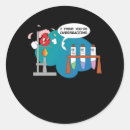 Search for funny chemistry stickers Scientist