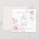 Search for floral 21st birthday invitations Watercolor