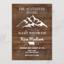 Search for adventure baby shower Rustic