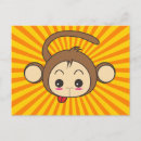 Search for monkey postcards Illustration