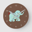 Search for elephant nursery clocks Cute