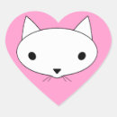 Search for pink cartoon cat stickers Red
