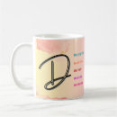 Search for alphabet letter d mugs Pink
