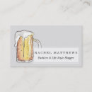 Search for beers business cards Cold beer
