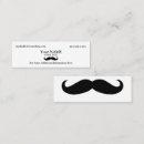 Search for mustache business cards White