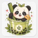 Search for kawaii panda stickers Bubble tea