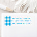Search for plaid wedding return address labels Country