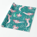 Search for amphibians wrapping paper Aquatic