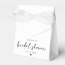 Search for bridal shower favours Black and white
