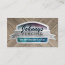 Search for wood fence business cards Carpenter