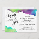 Search for multicolor wedding invitations Watercolor