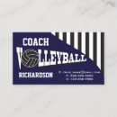 Search for volleyball business cards Trainer