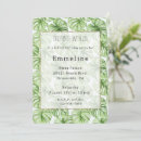 Search for palm leaves birthday invitations Glitter