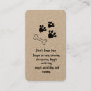 Search for paw print business cards Animal care