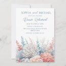 Search for coral rehearsal dinner invitations Trendy