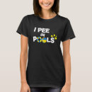 Search for pee in pools tshirts Beach